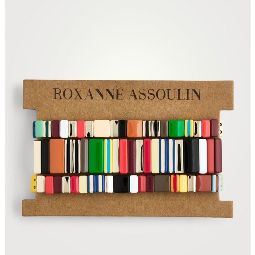 Roxanne Assoulin Set of 3 Melange Bracelets